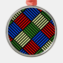 Ornamento De Metal Onda de cesta