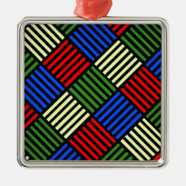 Ornamento De Metal Onda de cesta