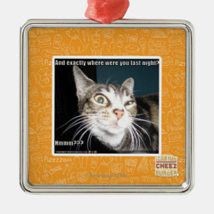 Ornamento De Metal Onde estava você