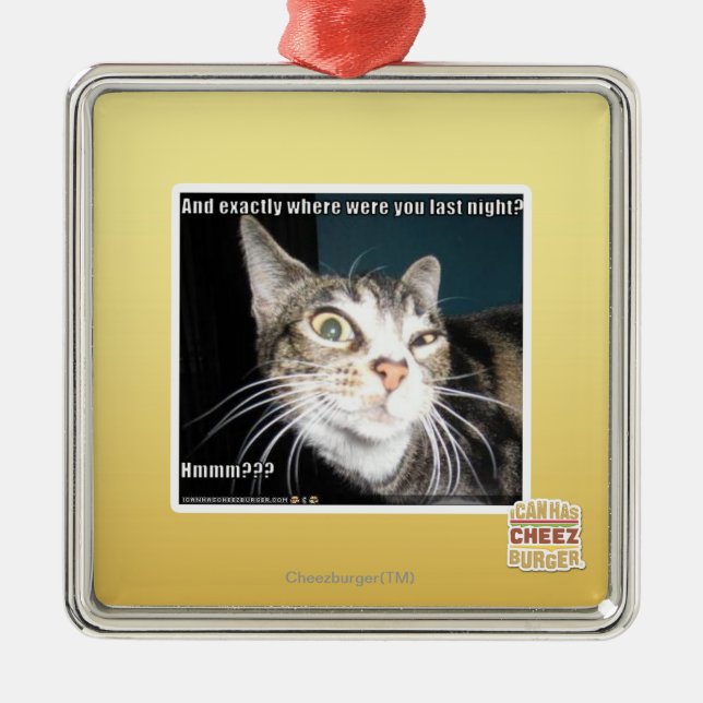 Ornamento De Metal Onde estava você (Frente)