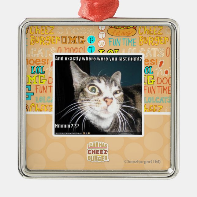 Ornamento De Metal Onde estava você (Frente)