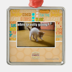 Ornamento De Metal Onde ir da gravidade?