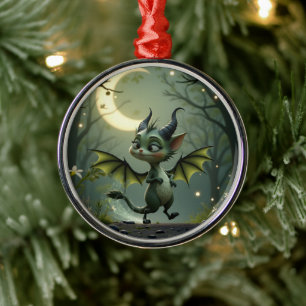 Ornamento De Metal Onde os raios da lua dançam, um pouco de travessur