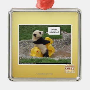 Ornamento De Metal Onwurd, steed do nobul!