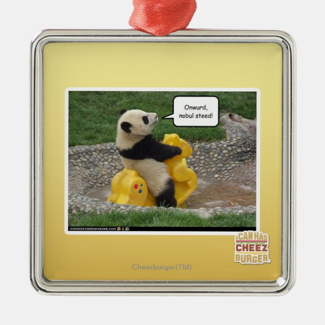 Ornamento De Metal Onwurd, steed do nobul! (Frente)