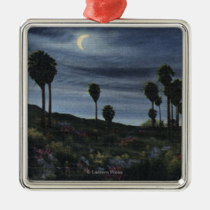 Ornamento De Metal Opinião de CaliforniaMoonlit em vinte e nove