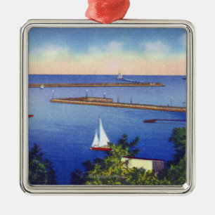 Ornamento De Metal Opinião do Lago Ontário