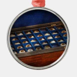Ornamento De Metal Optometrista - Eu sempre tive olhos para você