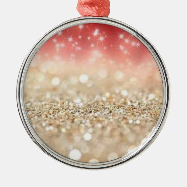 Ornamento De Metal Ordament do Natal (Frente)