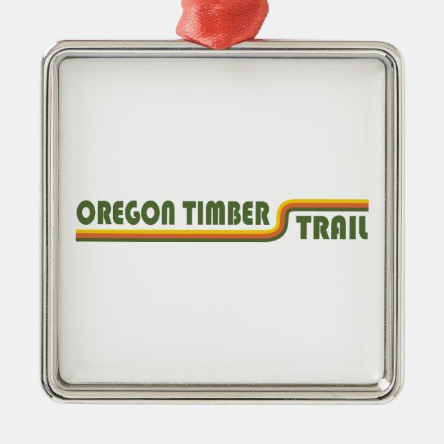Ornamento De Metal Oregon Timber Trail (Frente)