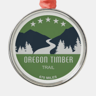Ornamento De Metal Oregon Timber Trail