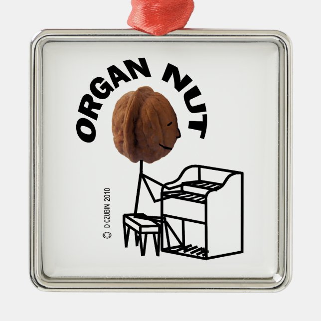 Ornamento De Metal Organ Nut (Frente)