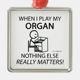 Ornamento De Metal Orgão Nada Mais Importa