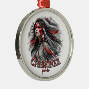 Ornamento De Metal Orgulho Cherokee
