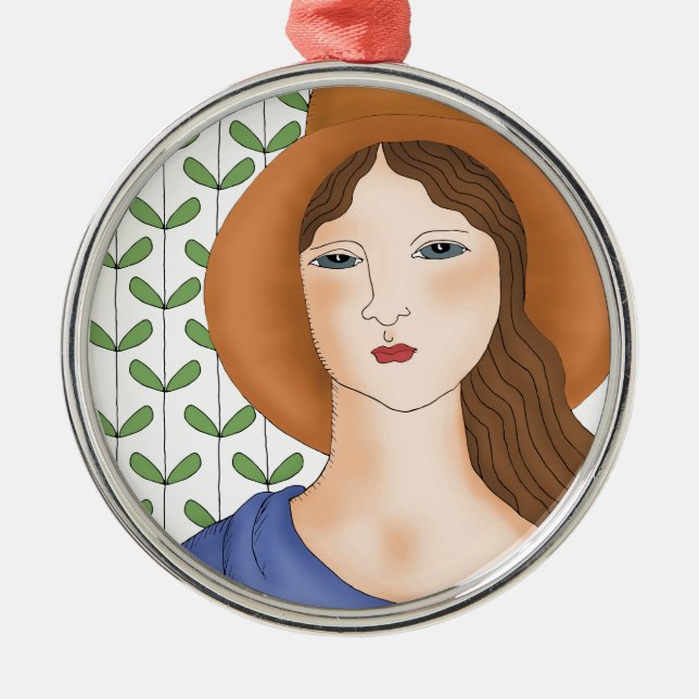 Ornamento De Metal Orgulhoso (Frente)