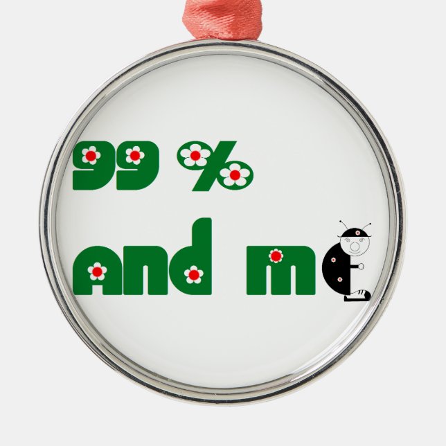 Ornamento De Metal original ladybird (Frente)