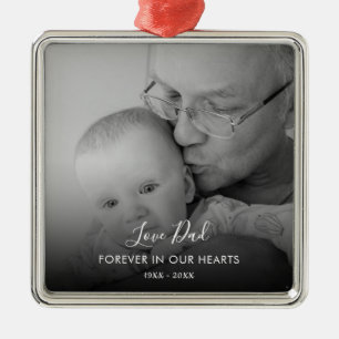 Ornamento De Metal Orn Personalizado de Morte Personalizada Memorial