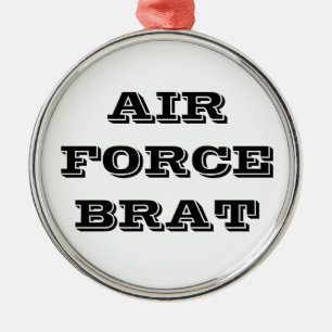 Ornamento De Metal Ornament Air Force Brat