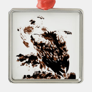 Ornamento De Metal Ornament de Águias da Liberdade