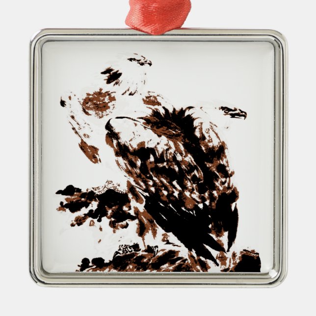 Ornamento De Metal Ornament de Águias da Liberdade (Frente)