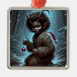 Ornamento De Metal Ornament Krampus de Natal