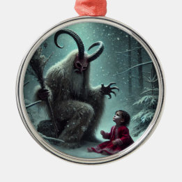 Ornamento De Metal Ornament Krampus de Natal