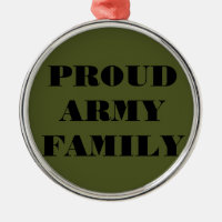 Ornament Orud Army Family