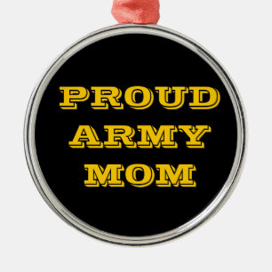 Ornamento De Metal Ornament Orud Army Mãe