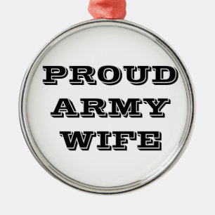 Ornamento De Metal Ornament Orud Army Wife