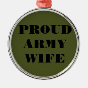 Ornamento De Metal Ornament Orud Army Wife