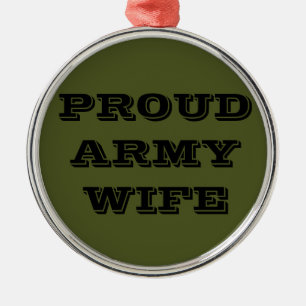 Ornamento De Metal Ornament Orud Army Wife