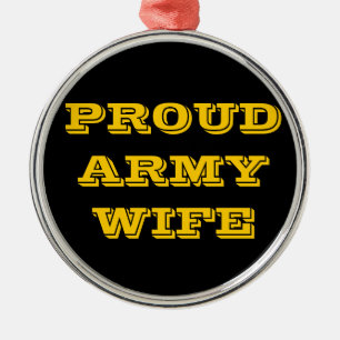 Ornamento De Metal Ornament Orud Army Wife