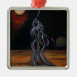 Ornamento De Metal Ornamento gêmeo das chamas: Metal