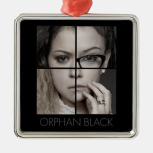 Ornamento De Metal Orphan Black Colagem de clones