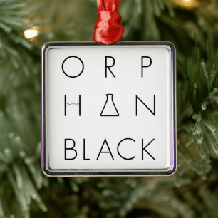 Ornamento De Metal Orphan Black Grade de Logotipo