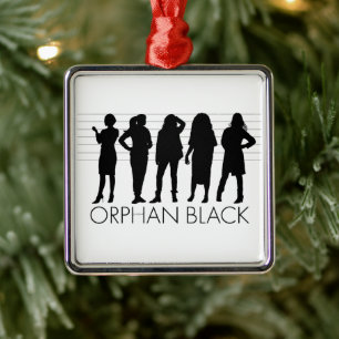 Ornamento De Metal Orphan Black Silhouette de caráter