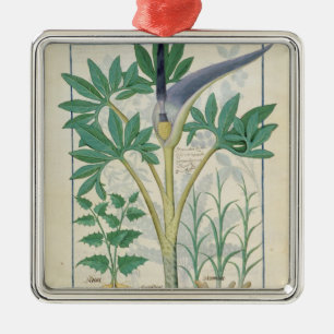 Ornamento De Metal Orquídea