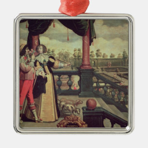 Ornamento De Metal Os cinco sentidos - cheiro