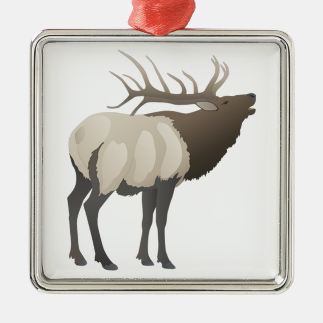 ORNAMENTO DE METAL OS CORNETINS DOS ALCES (Frente)