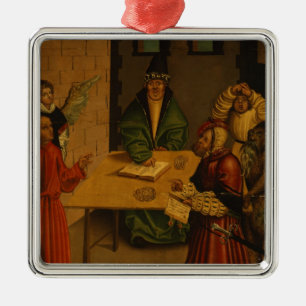 Ornamento De Metal Os dez mandamentos, 1516