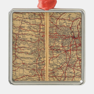 Ornamento De Metal Os Estados Unidos 8