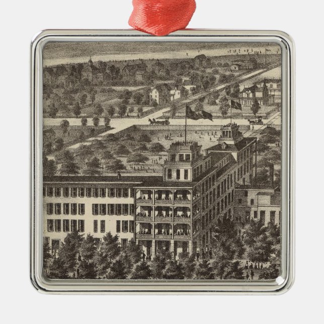 Ornamento De Metal Os Estados Unidos hotel, Atlantic City, NJ (Frente)