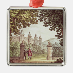 Ornamento De Metal Os jardins do castelo de Windsor