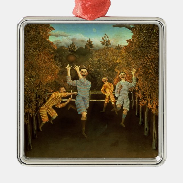 Ornamento De Metal Os jogadores de futebol, 1908 (óleo em canvas) (Frente)