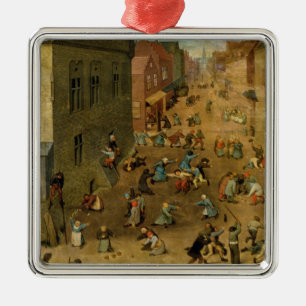 Ornamento De Metal Os jogos das crianças: detalhe de righthand