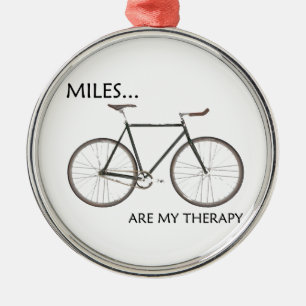 Ornamento De Metal Os MIles são minha terapia