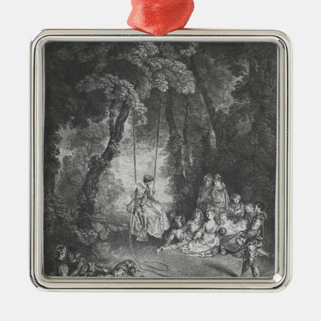 Ornamento De Metal Os prazeres do verão (Frente)