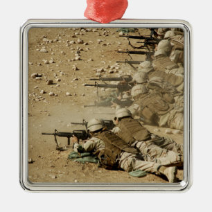 Ornamento De Metal Os Seabees do marinho dos E.U. ateiam fogo aos