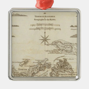 Ornamento De Metal Os Virgin Islands