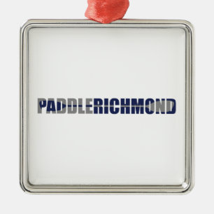 Ornamento De Metal Paddle Richmond Virginia Kayaking